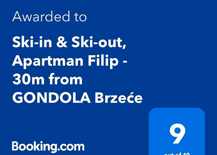 Ski-in & Ski-out, Filip - 30m From Gondola Brzece 아파트